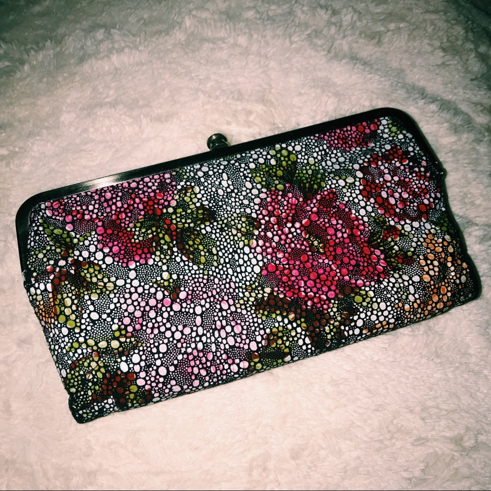 Flower Print HOBO wallet